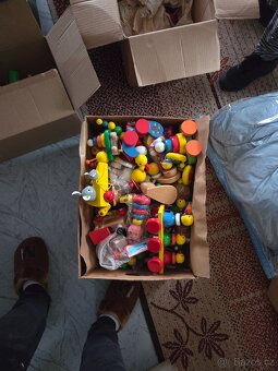Staré nikdy nepoužité dřevěné hračky - 3