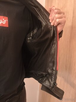 Dvoudílná kožená kombinéza Padana - 3