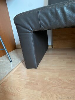 Kožená rohová lavice 220x170x70 - 3