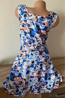 Dámské barevné šaty vel.L - 3