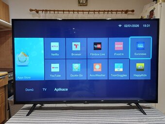 43"109cm, Smart TV,  Wi-Fi, DVB-T2 - 3