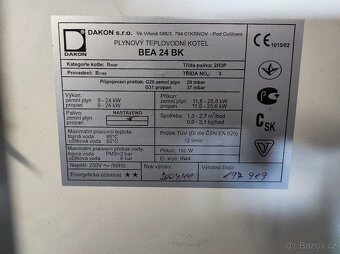 Plynový kotel Dakon - 3