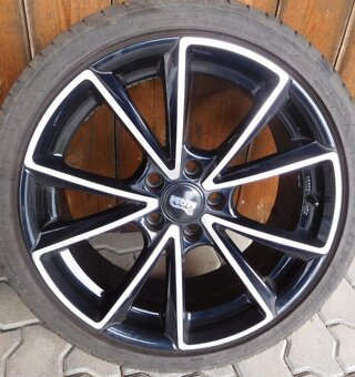 Alu kola 5x112 r18 7,5j et48 letni pneu 225/40/18 - 3
