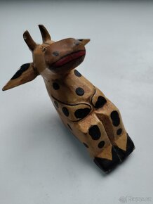Zvířecí 4 různé lehké dřevěné figurky - 3