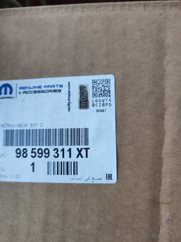 Pravé zpětné zrcátko na Opel Zafira, Vivaro - 3