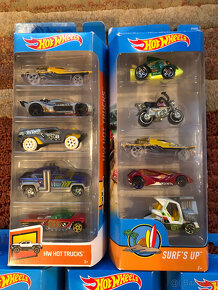 Hot Wheels 5pack - různá zalepená balení po 5ks - 3