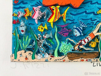 James Rizzi Originální 3D - Život u vody - 1993 - AP XVIIIL - 3