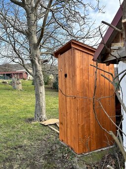 Nová dřevěná kadibudka - palubky 20mm - dovoz ČR - 3