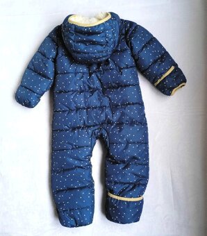 ZIMNÍ KOMBINÉZA S KOŽÍŠKEM, 9 měs., 74/80 cm - 3