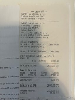 Eliptický trenažér inSPORTline ET660i - 3