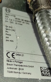 Plynový průtokový ohřívač vody Bosch Hydro 4100 - 3