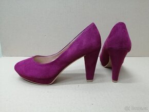 Fialové-fuchsiové lodičky vel.38 - 3