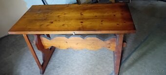 Selský starožitný stůl - 3