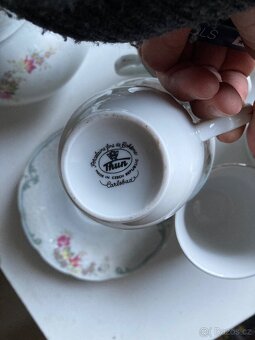 Porcelanový set Thun kytky - 3