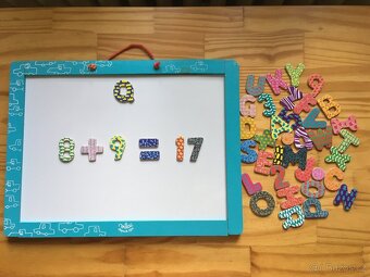 Djeco magnetická písmena a čísla - 3