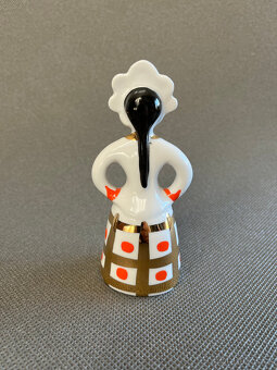 Soška Dívka v ruském kroji 12.5 cm, Dulevo USSR - 3