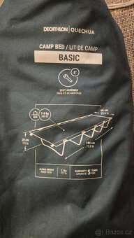 Skládací kempingová postel / lehátko QUECHUA Camp Bed Basic - 3