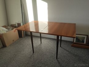 Rozkládací jídelní stůl dýha - 3