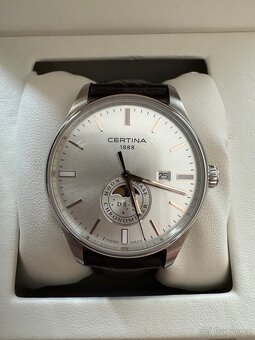 Hodinky Certina DS-8 Quartz Moon Phase COSC Chronometer - 3
