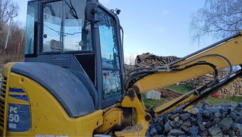 Bagr Komatsu PC50 + příslušenství - 3