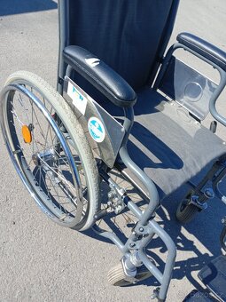 Invalidní vozík Meyra skládací šedivá barva - 3