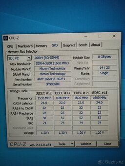 Micron Technology DDR4 (SO-DIMM) 8GB CL 23-22-22 - 3