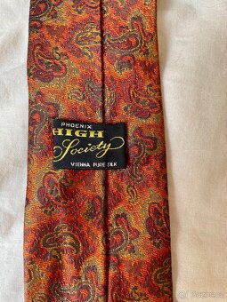 Vintage kravata – 100% hedvábí – High Society Vienna – Rakou - 3
