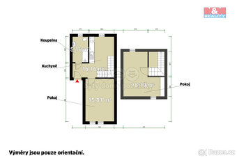 Pronájem bytu 2+1, 60 m², Plzeň, ul. Skalní - 3
