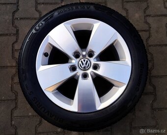 Alu kola originál Volkswagen Golf, Touran, Caddy 5x112 R16 - 3