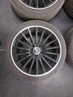 ►ALU KOLA • 5X112 • R18 • ET45 • 225/40R18 •HANKOOK◄ - 3