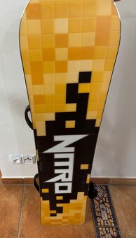 Snowboardové prkno s vázáním vel. 121cm - 3