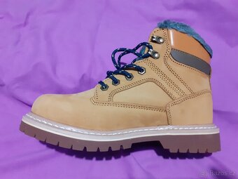 Celokoženková kotníková obuv, vel. 38 - 3