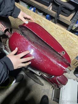 Nádrž Jawa Čz 175/356 malá kývačka - 3