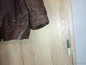 stará kožená bunda, jako nová vel. 50 - 3