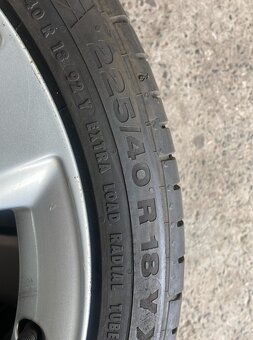 Orig alu AUDI 225/45r18 letní 5mm - 3