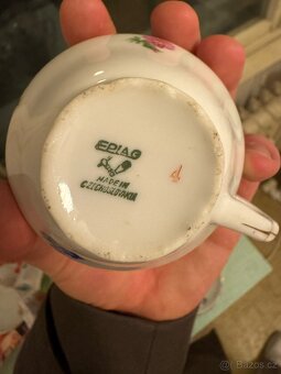 Porcelánový kávový/čajový set - 3