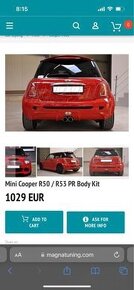 Mini cooper S R50/R53 BodyKit - 3