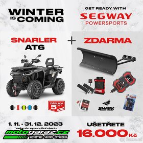 SEGWAY ATV SNARLER AT6 L EPS GREY/BLACK nová 4kolka - 3