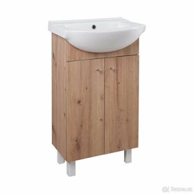Koupelnová skříňka s umyvadlem 50 cm volně stojící - 3