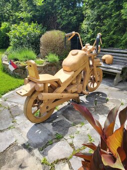 Dřevěná motorka - 3