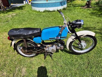 Jawa 23 Mustang bez TP, modrý původní 6. - 3