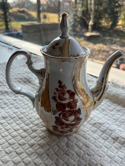Porcelánový čajový servis ruční výroby - 3