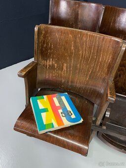 Retro celodřevěné kinolavice Ton - 3