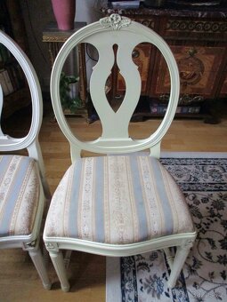 2 x zidle gustaviansk styl - AKCE - 3