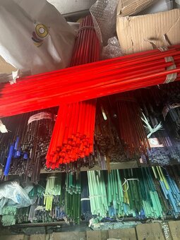 Skleněně tyče různé barvy - 3