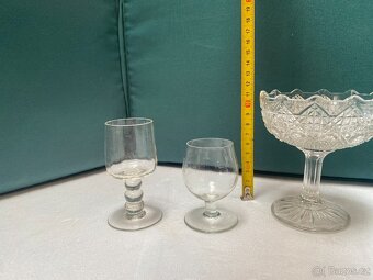 vintage styl, lisované sklo - 3