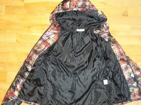 dívčí vzorovaná zimní bunda vel. XS - 3