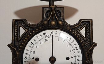 Originální figurální německá litinová váha z roku 1905 - 3