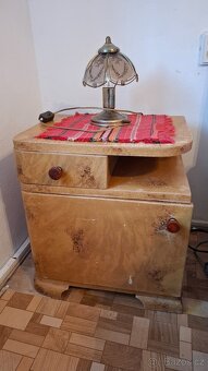 Retro nábytek, stolky, skříň - 3