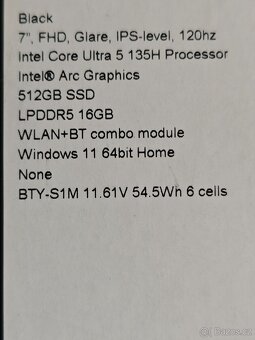 Msi claw A1M 512GB - 3